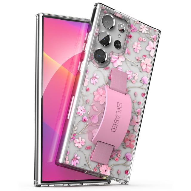 Funda con cierre para Samsung Galaxy S24 Ultra con correa de mano