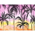 thumbnail image 2 of Vess, June Erica 32x25 White Modern Wood Framed Museum Art Print Titled - Island Sunset I, 2 of 4