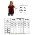 thumbnail image 5 of VERABENDI Women's Plus Size Tops Summer Short Sleeve Lady Tunic Shirts Lace Splicing Blouses,M-4XL, 5 of 6