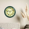 thumbnail image 3 of DESIGNICE 25Cm Musical Birds Wall Hanging Sound Clock Room Decoration Decorative Green Frame Melody Clock for Bedroom Housewarming Gift, 3 of 7