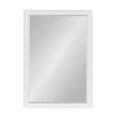 thumbnail image 1 of DesignOvation Miroir Mural Encadré Bosc, 27.5x39.5, Blanc, 1 of 2