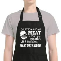 Funny Aprons for Men with Pockets, Mens Apron for Cooking Grilling BBQ, Dad Gifts for Husband Birthday Fathers Day