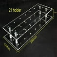 thumbnail image 3 of 21 Hole Acrylic Lollipop Display Frame, Wedding Candy Bar Bracket, Transparent Acrylic + Metal Stand, Elegant Tabletop Design, For Event Decor, Candy Display Holder, Acrylic Shelf, Party Akmoler, 3 of 5