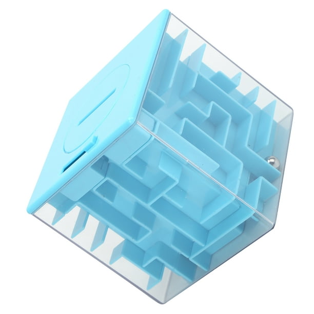 VGEBY 3D Labyrinthe,3d Puzzle Labyrinthe Cas Intelligent Amusant Cerveau  Jeu Boîte Jouets Éducatifs pour Enfants,3d Mini Labyrinthe 