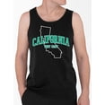 thumbnail image 3 of West Coast California Tank Top Men's -SelectDesign, 3 of 4