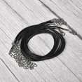thumbnail image 3 of 20 Pieces 20 Inches Black Waxed Necklace Cord with Clasp, 3 of 7