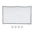 thumbnail image 4 of colcolo 16:9 Foldable Projection Screen Washable Compact Accessories Portable with Hooks 84inch, 4 of 8