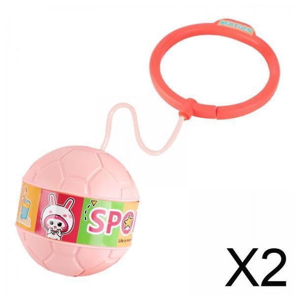 Juego De 2 Linternas Para Saltar Con Los Tobillos Y Pelotas, Equipo De Juegos Para Actividades Al Aire Libre, Color Rosa
