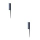 thumbnail image 3 of Vogacara Paquete de 2 peines de triple burla, longitud alterna, mango antideslizante, portátil, resistente al calor, prevención electrostática, púa Type2 NO2 Vogacara CBP235393, 3 of 5