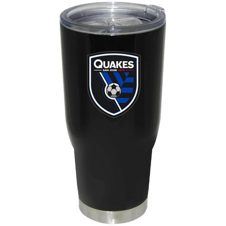 Stainless Steel Jacketed Tank - San Jose Earthquakes 32oz. Powder Coat Stainless Steel Tumbler - No Size
