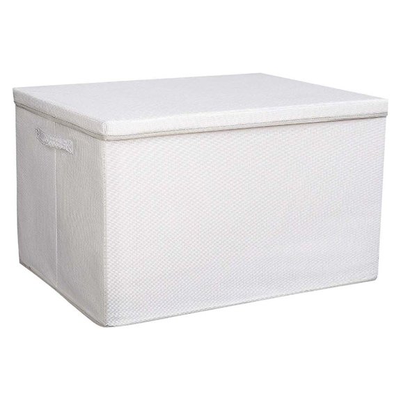 Qholemyo Large Size PVC Foldable Clothes Sorting Storage Box For Wardrobe Home With Closet Storage Organizer Clothes Storage