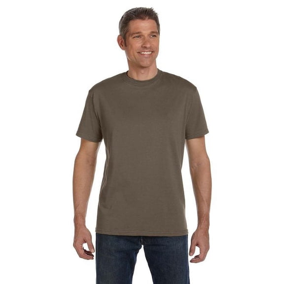 econscious Men's 100% Organic Cotton Classic Short-Sleeve T-Shirt - METEORITE - XL