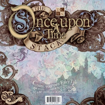 UPC: 0611356928896 | DCWV Single-Sided Cardstock Stack 12 X12  48/Pkg-Once Upon A Time  24 Designs/2 Each