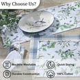 thumbnail image 5 of Park Designs Songbird Green Floral Table Runner 13" x 36", 5 of 5