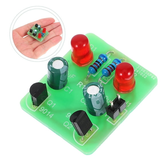 MLINS 2 Sets Diy Soldering Project Kit With Led Lights For Welding Practice Electronic Repair Diy Soldering Kit For Electronics Cognitive School Experiments