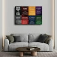 thumbnail image 3 of Seven Deadly Sins And Seven Heavenly Virtues Poster Bible Quotes (3) Canvas for Bedroom Living Room Decor, 3 of 5