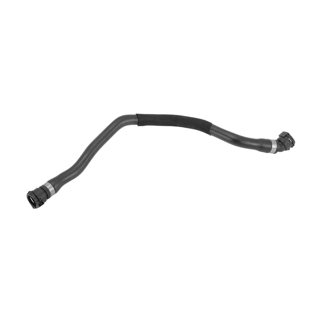 Manguera del radiador Unique Bargains Manguera de calefacción del radiador Manguera de salida del radiador para BMW Serie 7 2002-2005 No.17127508043 Manguera de refrigerante de goma negra 1 Pc