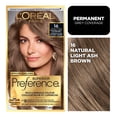thumbnail image 1 of L'Oreal Paris Superior Preference Permanent Hair Color, Oil-in-Gel, Natural Light Ash Brown, 1 unit, 1 of 11