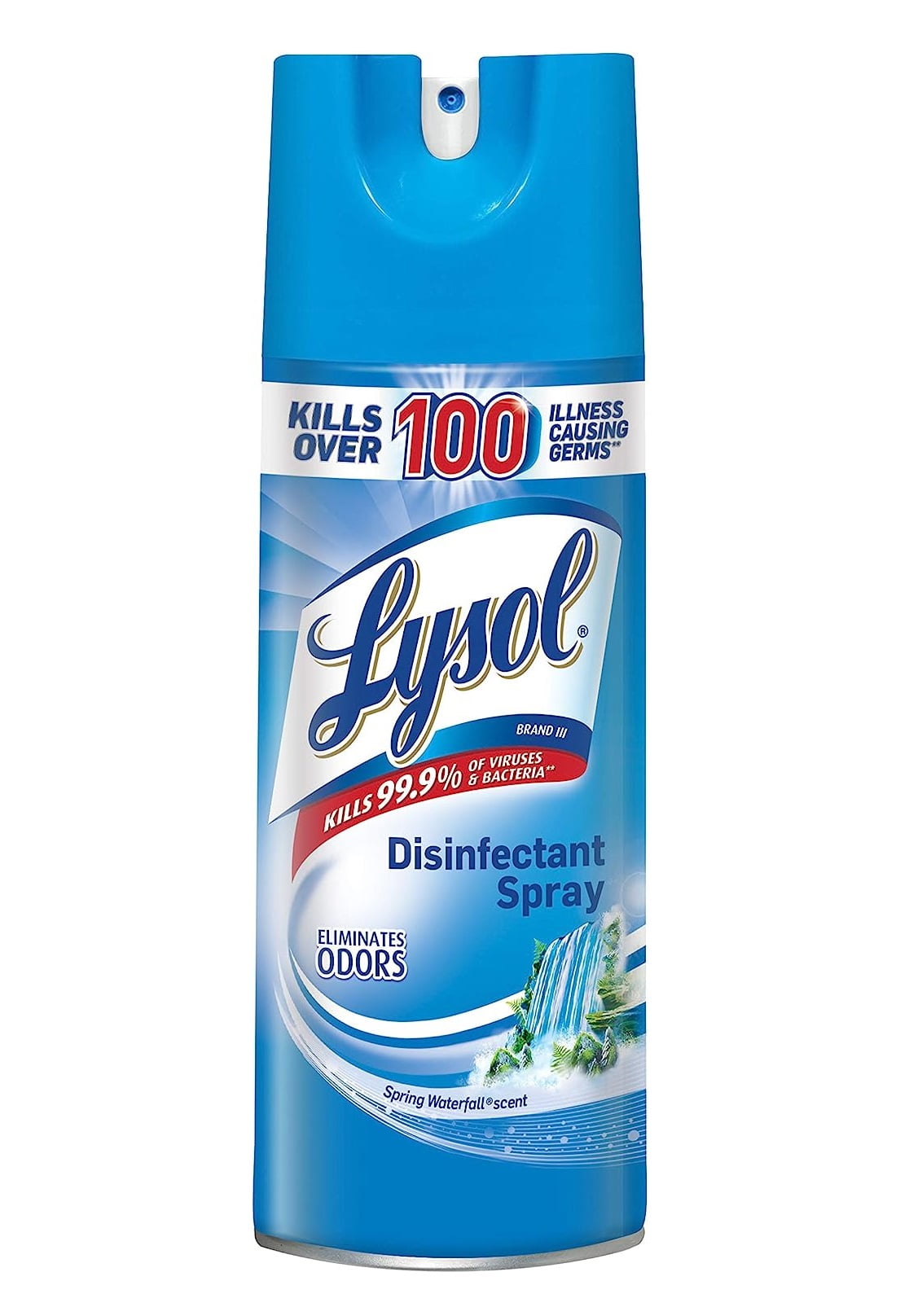 Lysol Spring Waterfall Disinfectant Spray 355ml Aerosol (Pack of 3)