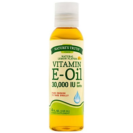 Nature's Truth Vitamin E Oil Liquid 4 Fluid Ounce (Best E Hookah Liquid)