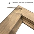 thumbnail image 3 of Build Together Pine Wood Frame Compatible only with Samsung The Frame TV (2021-2026), Wall Mount, Handmade 2.5" Wide, 3 of 4