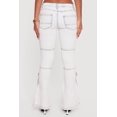 thumbnail image 5 of Women's Flare Leg Cargo Jeans, 5 of 5