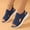Dark Blue, variant on Viluyesy Women's Comfort Sandals, Wide Width Mesh Breathable Soft Sole 2025 Causal Walking Wedge Shoes Gray 6
