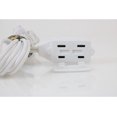 thumbnail image 4 of AXIS 45502, 3-Outlet White Indoor Extension Cord, 6-Feet, 4 of 5