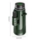 thumbnail image 2 of Telescopio monocular verde de 202440x60, telescopio de alta definición y alta potencia, dispositivo impermeable, telescopios monoculares de mano para observación de aves y vida sil, 2 of 2