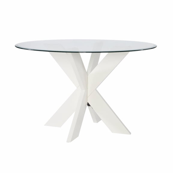 Powell Adler X Base Dining Table - Espresso