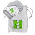 thumbnail image 3 of Munch Mitt : Baby Teething mitten Grey stars, 3 of 3