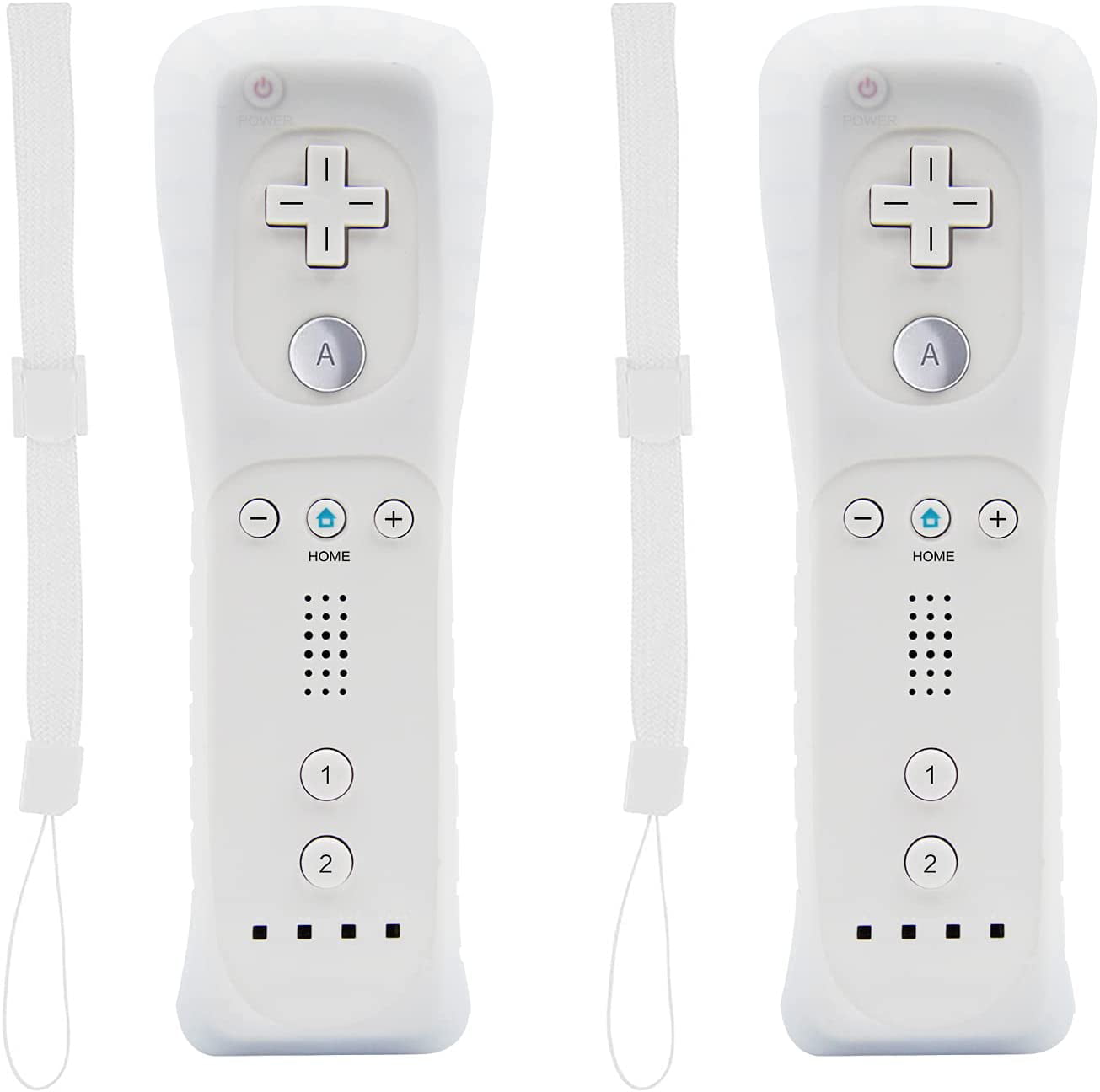 baai Formuleren verraad Wii Remote Controller for Nintendo Wii and Wii U Console,2 Pack Wireless  Remote Game Controller with Silicone Case and Wrist Strap - Walmart.com