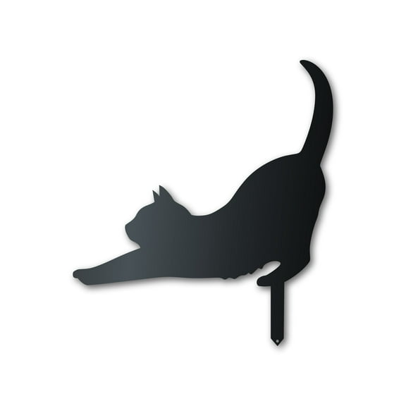 Metal Stretching Cat Garden Stake | Up to 24" | Over 20 Color Options 12