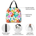 thumbnail image 3 of Pofeuu Colorful Air Balloons Print Lunch Bag Lunch Box Large Capacity Insulated Lunch Bag for Adult, Leakproof Reusable Lunch Tote Bags for Work, 3 of 5