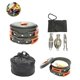 thumbnail image 5 of Utensilios De Cocina Para Acampar, Juego De Ollas Plegables Portátiles Para Acampar, Juego De Cubiertos Con Bolsa De Almacenamiento Para Senderismo Al Aire Libre, Picnic, Uso De 1 Eigraketly OD005996-00, 5 of 6