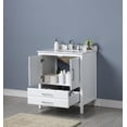 thumbnail image 3 of Vanity Art 30 inch single sink bathroom vanity set with cultured marble vanity top and ceramic sink., 3 of 5