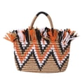 thumbnail image 1 of Bolso de paja de playa, bolso grande para mujer, bolso de verano hecho a mano, bolso de playa, 1 of 6