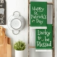 thumbnail image 7 of Sm:)e Green Shamrock Floral Clover Saint Patricks Day Kitchen Dish Towels 18x26 Inch Set of 4, 7 of 7