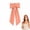 Orange, variant on 2-in-1 Heatless Curling Headband,Fabric Hair Styling Wrap Create curls without heat and without damaging your hair features an elastic fabric band suitable for long, curly hair