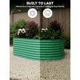 thumbnail image 5 of Raised Garden Bed Kits,Galvanized Metal Raised Garden Boxes Outdoor,with Safety Edging for Gardening Vegetables,Fruits,Flower, 5 of 6