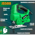 thumbnail image 2 of Sierra Caladora BLOOSOM 750 Watts 5 Velocidades Verde, 2 of 5