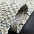 thumbnail image 6 of SAFAVIEH Marbella Frederick Abstract Striped Area Rug, White/Navy, 5' x 8', 6 of 6