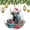 Pattern-6, variant on Christmas Ornament Highland Cow 2024 Ornament Highland Cow Gifts Christmas Tree Ceramic Ornament Decoration for Family Friend