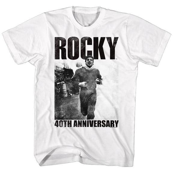 Rocky Movies 40Th Adult Short Sleeve T Shirt