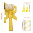 thumbnail image 2 of Hand-held Clean-cut Paint Edger Roller Brush for Corner Decor Supplies (1 Rack 2Brush 2 Roller), 2 of 8
