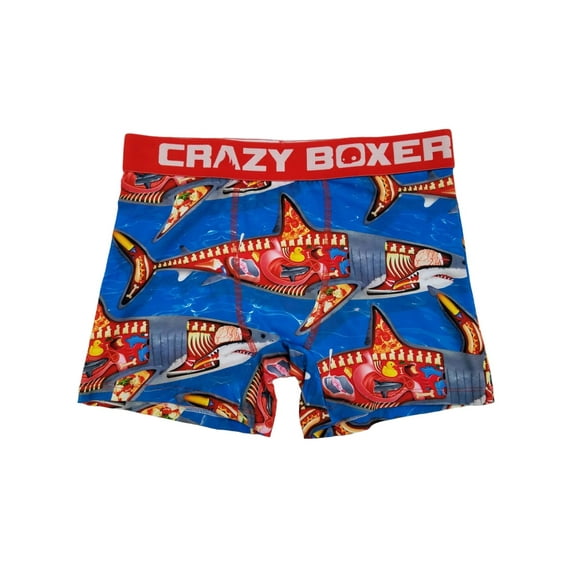 Mens Shark Week Shark Anatomy Novelty Underwear Boxer Briefs Medium