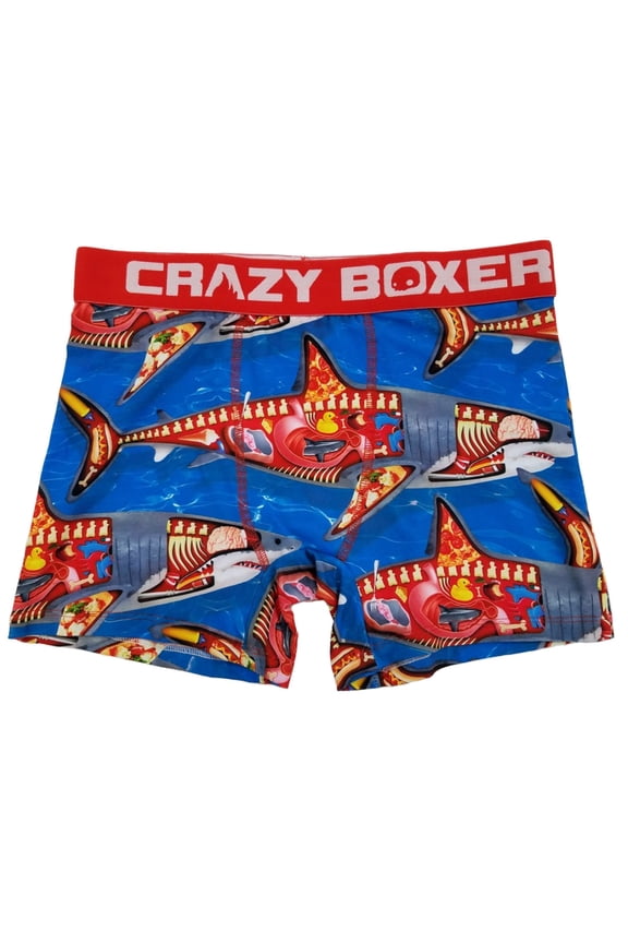 Mens Shark Week Shark Anatomy Novelty Underwear Boxer Briefs X-Large