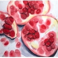 thumbnail image 2 of Atelier B Art Studio 27x26 White Modern Wood Framed Museum Art Print Titled - POMEGRANATE PIECES, 2 of 4