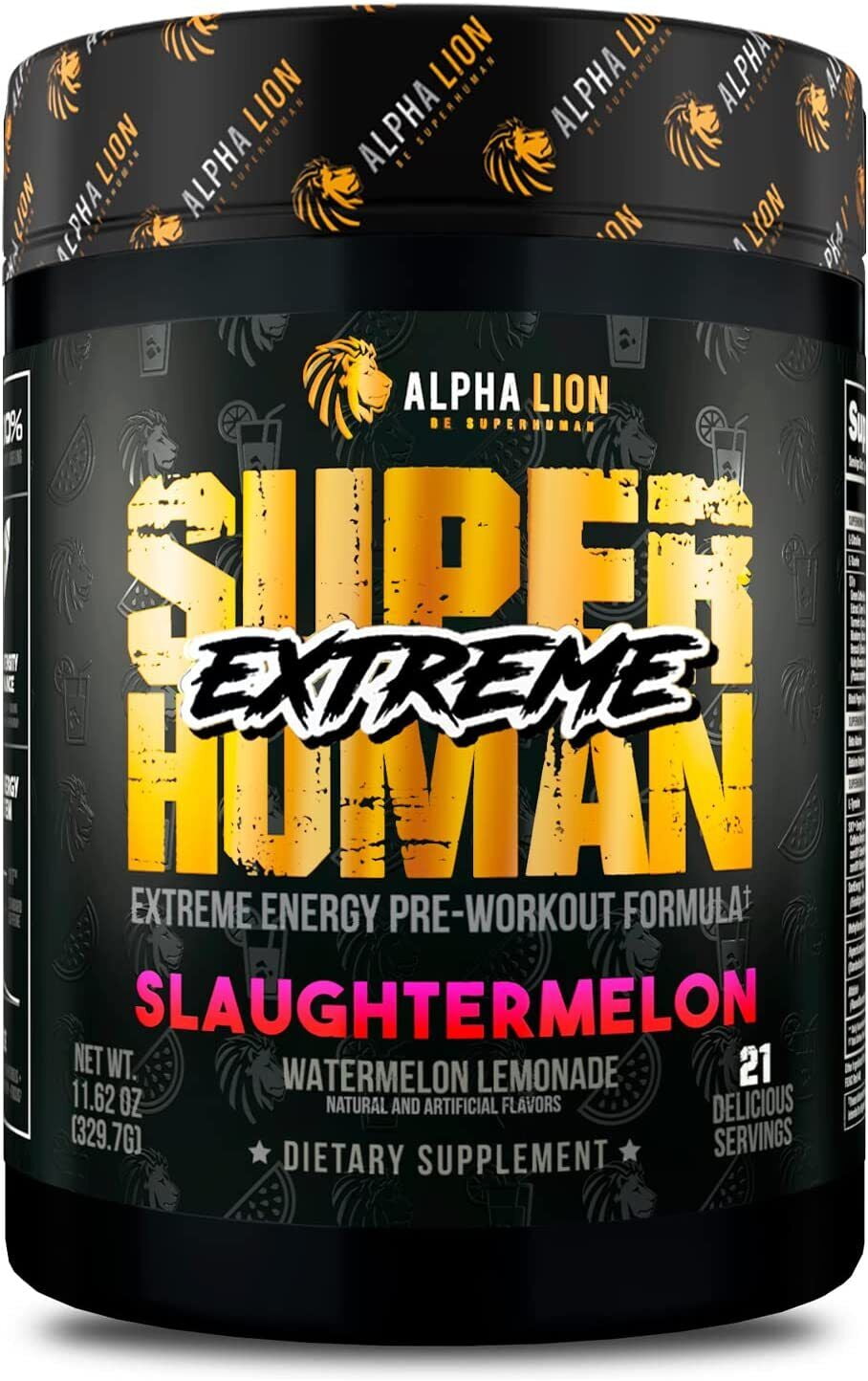 Alpha Lion SUPERHUMAN EXTREME 21 servings Extreme PreWorkout