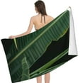 thumbnail image 2 of PHYHOO Exotic Plants Leaves Flowers for Adult Oversized Picnic Shower Bath Towel Blanket 30x60in, 2 of 8